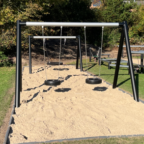 Aluminium Gyngestativ med s�de