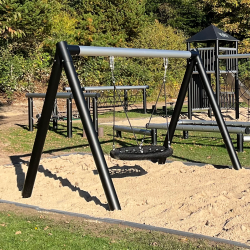 Aluminium Gyngestativ med rede