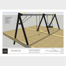 Aluminium Gyngestativ, Rede &amp; sder