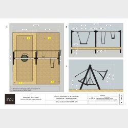 Aluminium Gyngestativ, Rede &amp; sder